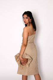 Robe à bretelle en coton