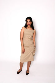 Robe à bretelle en coton