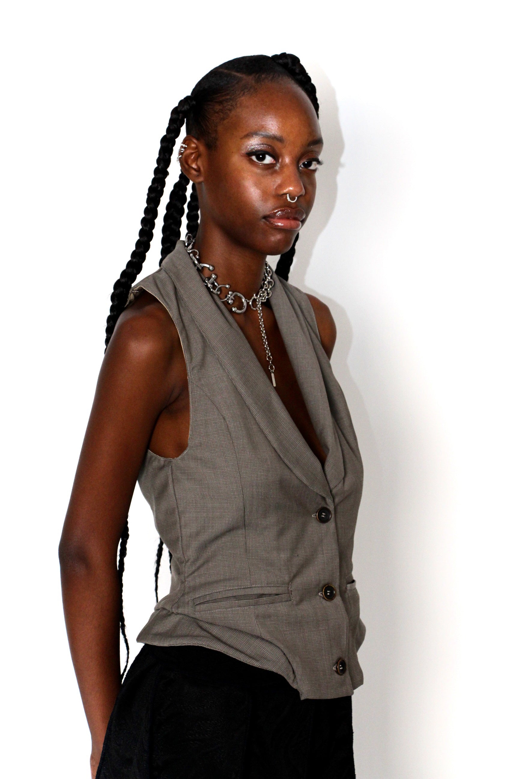 Top en laine tailleur